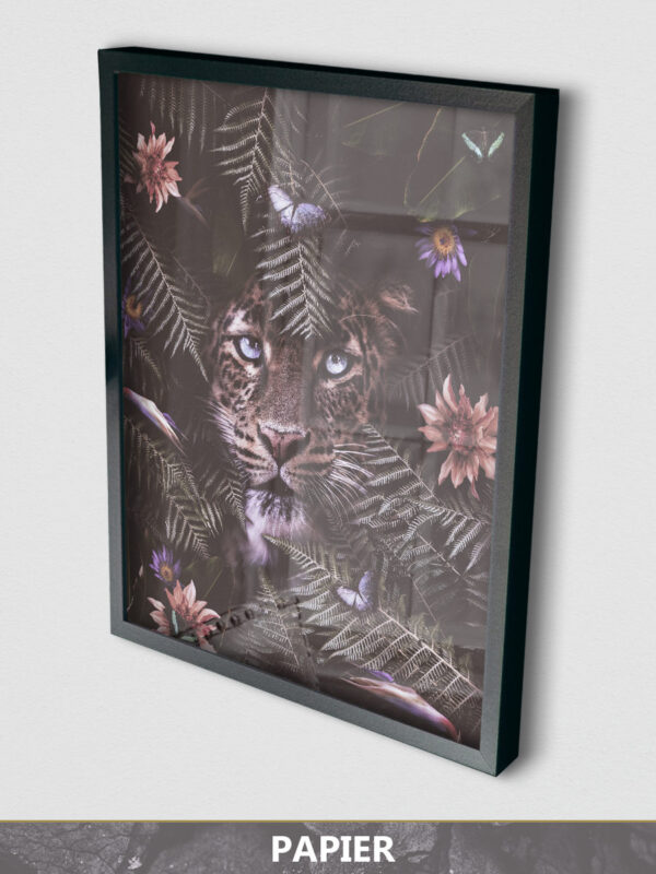 Leopard Jungle Flowers papier display